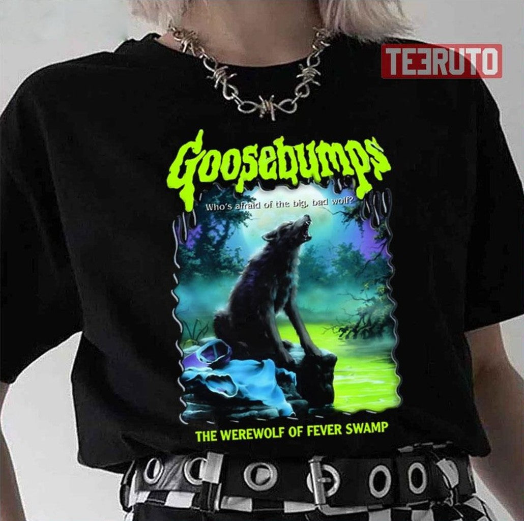 Scary Wolf Goosebumps Unisex T-Shirt - T-Shirt, Sweatshirt, Hoodie
