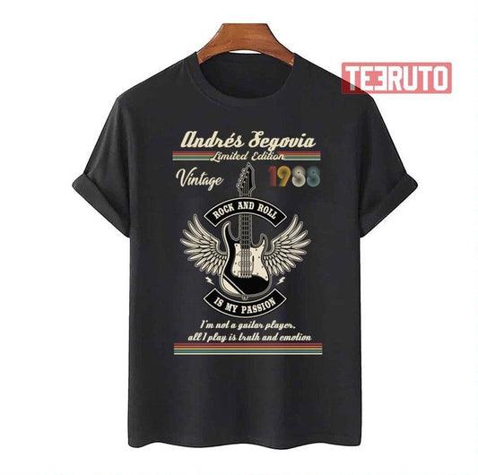 Andrs Segovia Passion Unisex T-Shirt - T-Shirt, Sweatshirt, Hoodie