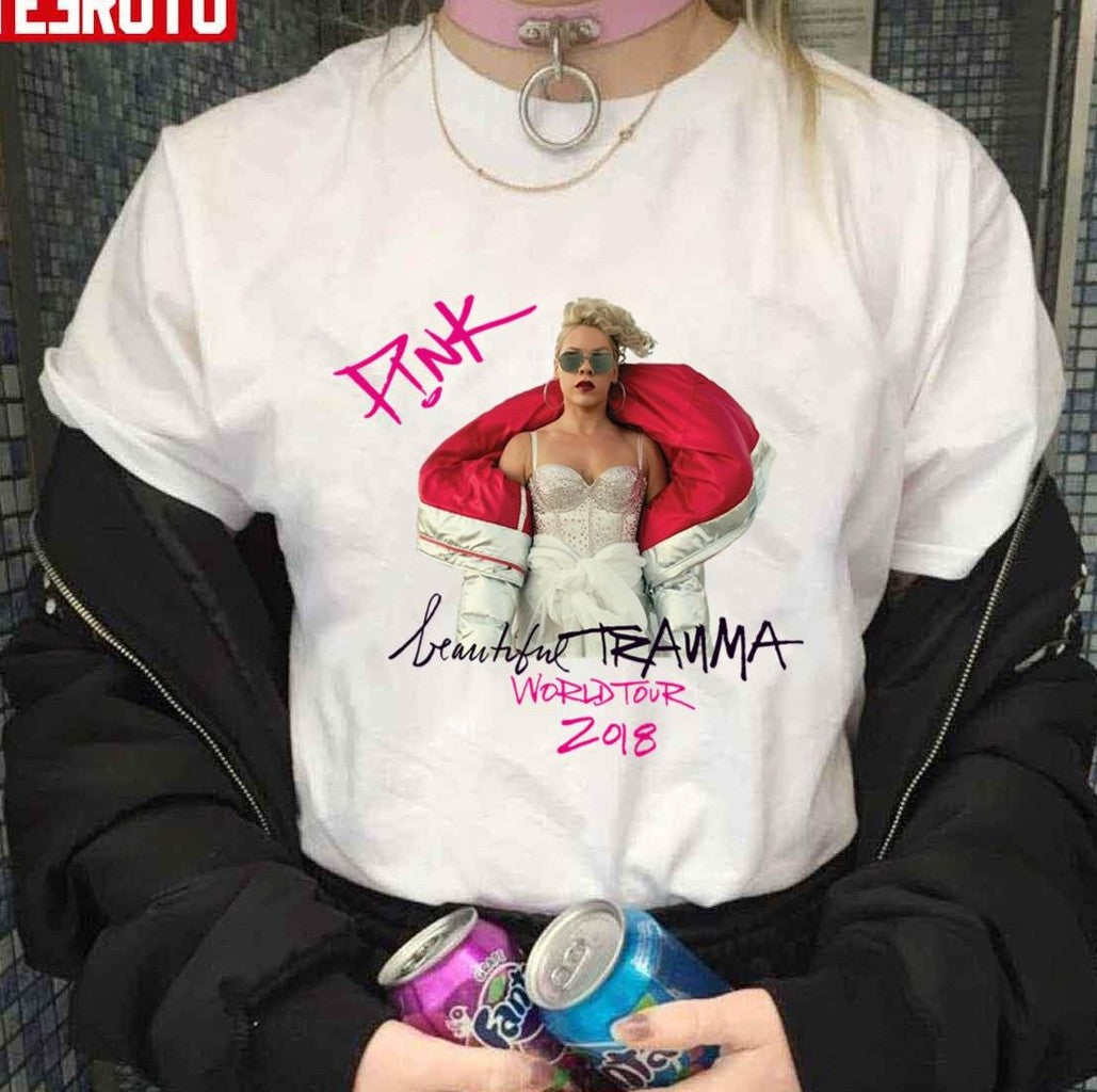 Pink P!nk Beautiful Trauma World Tour 2018 Unisex T-Shirt - T-Shirt, Sweatshirt, Hoodie