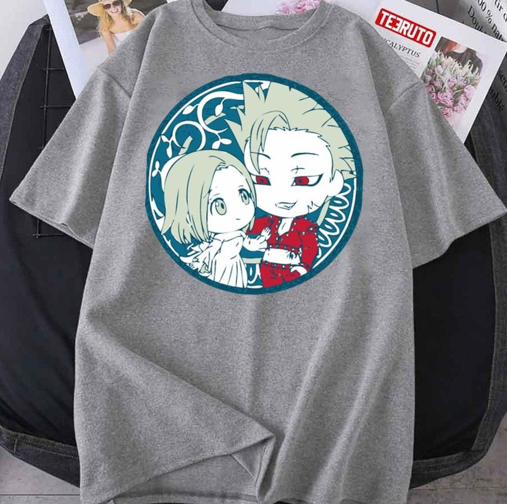 Seven Deadly Sins Ban And Elaine Unisex T-Shirt - T-Shirt, Sweatshirt, Hoodie