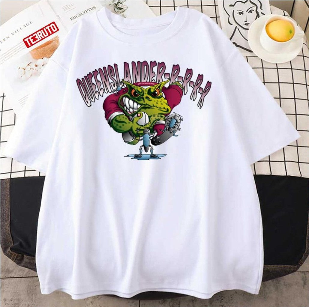 Qld Toad Sacry Mascot Rugby Unisex T-Shirt - T-Shirt, Sweatshirt, Hoodie
