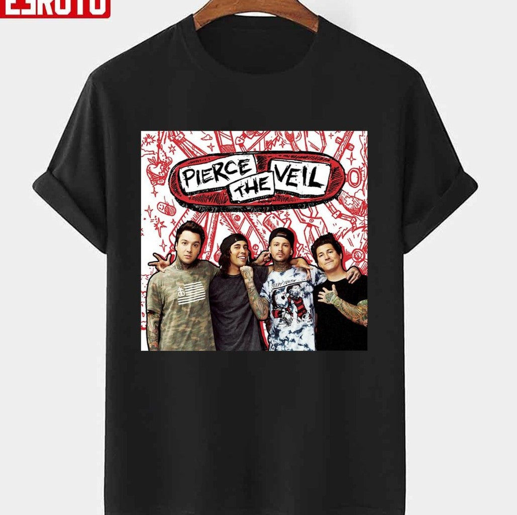 Pierce The Veil Poster Art Unisex T-Shirt - T-Shirt, Sweatshirt, Hoodie