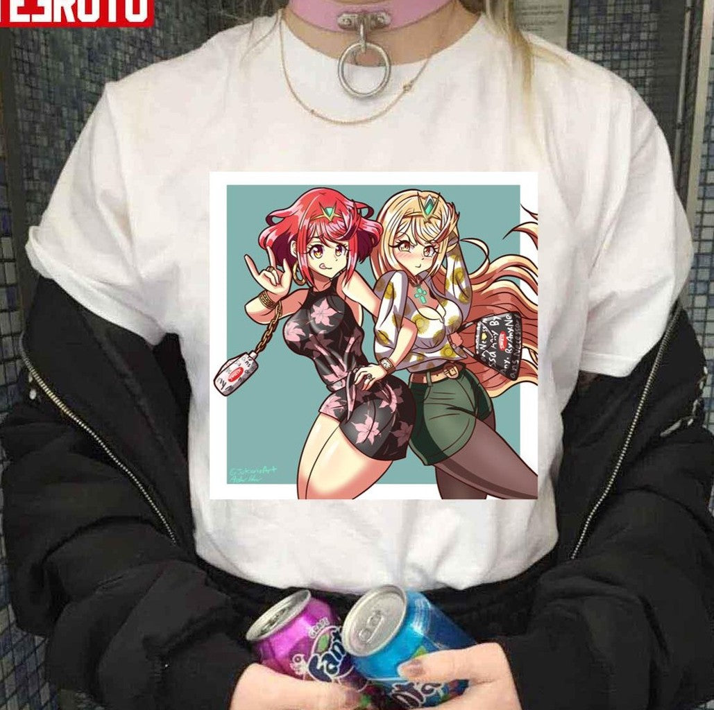 Pyra And Mythra Have Drip Smash Bros Unisex T-shirt - T-Shirt, Sweatshirt, Hoodie