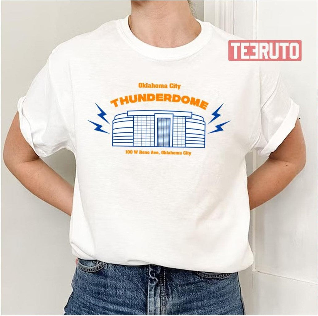 Oklahoma City Thunderdome Basketball Unisex T-Shirt - T-Shirt, Sweatshirt, Hoodie