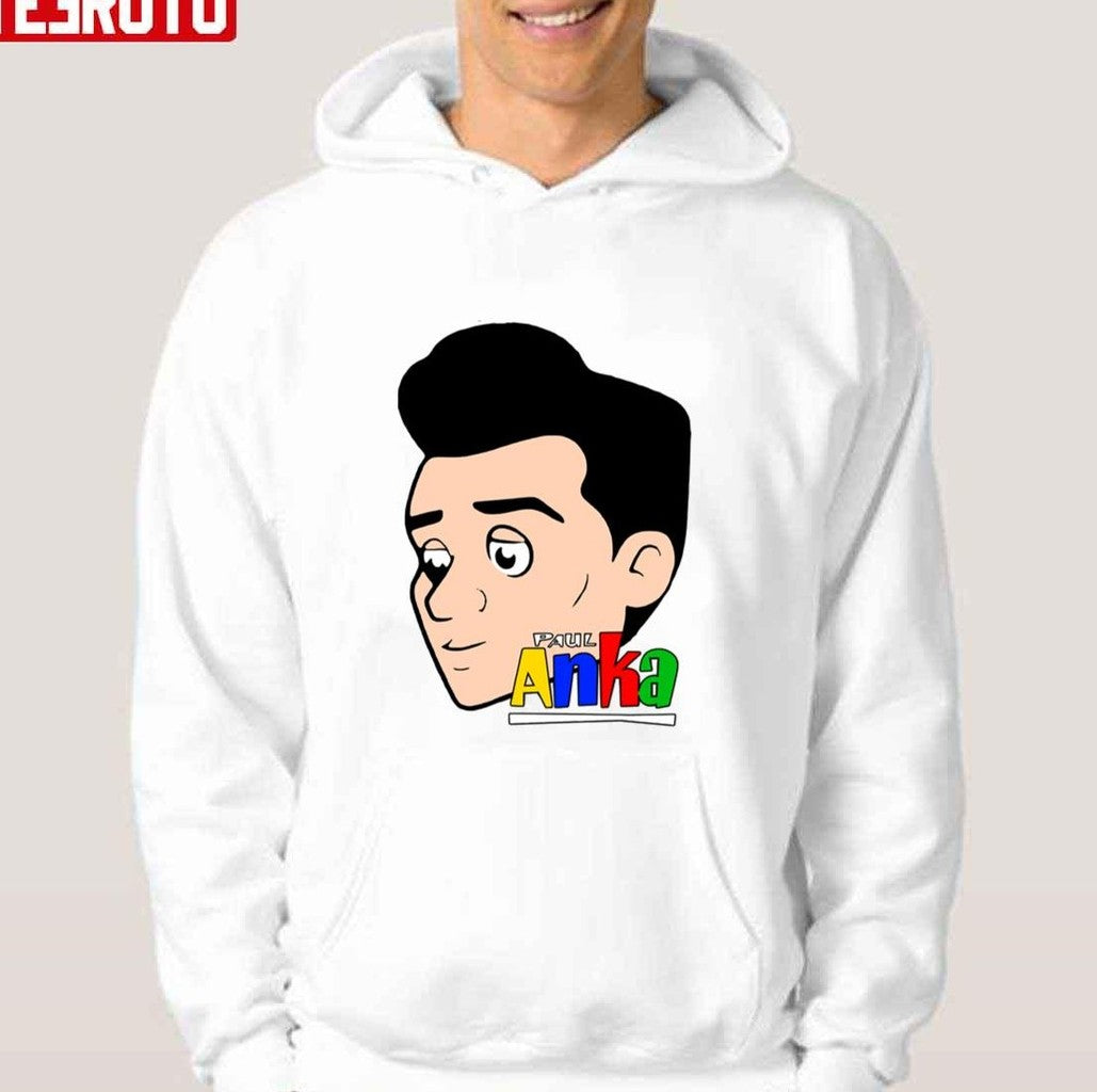 Paul Anka Tribute Cartoon Art Unisex Hoodie - T-Shirt, Sweatshirt, Hoodie