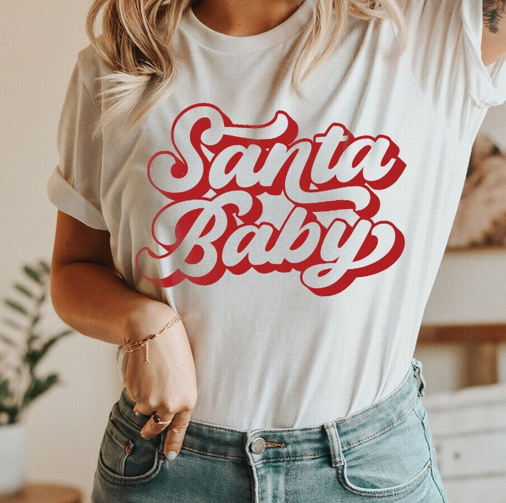Santa Baby Xmas Unisex T-Shirt - T-Shirt, Sweatshirt, Hoodie