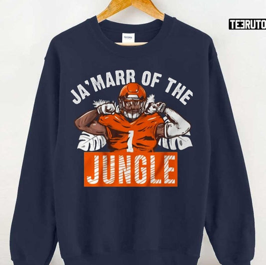 Animated Design Jungle Ja'marr Chase Unisex Sweatshirt - T-Shirt, Sweatshirt, Hoodie