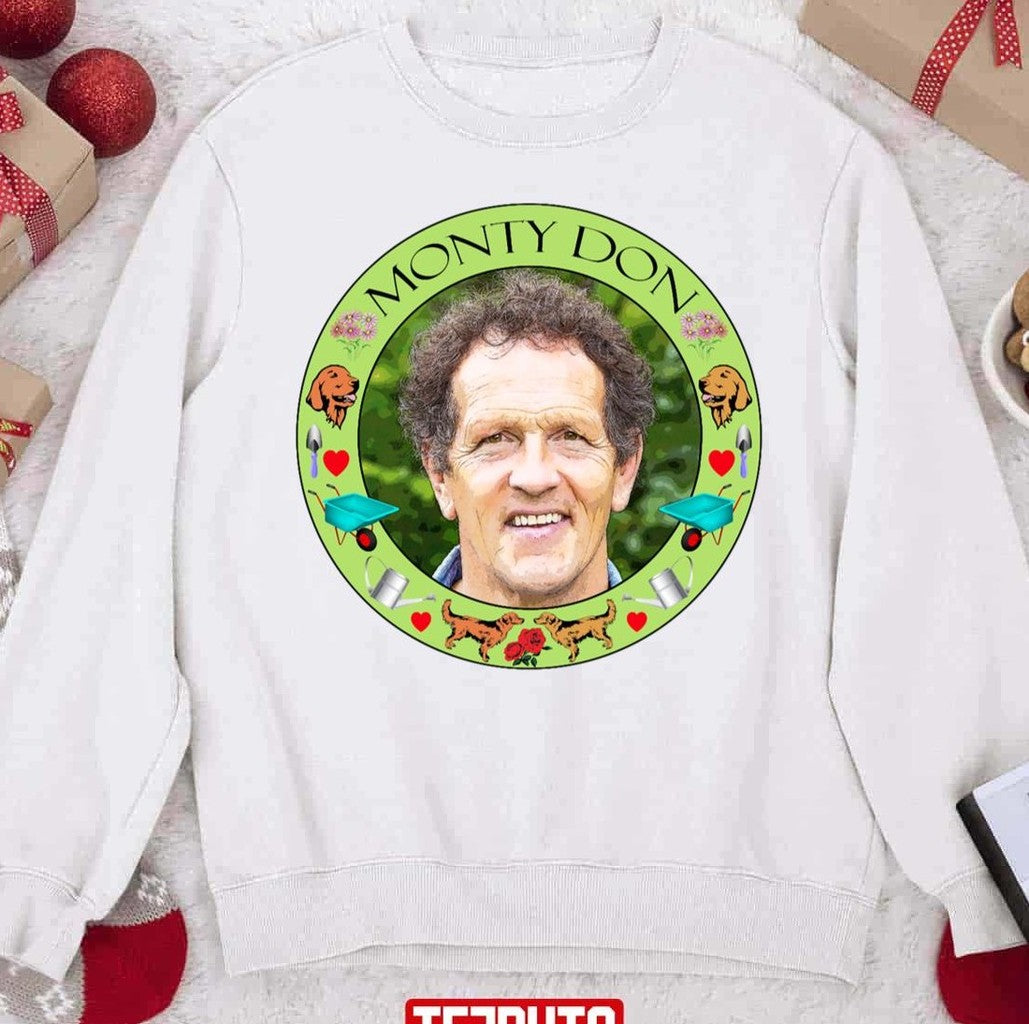 Monty Don Christmas Unisex Sweatshirt - T-Shirt, Sweatshirt, Hoodie