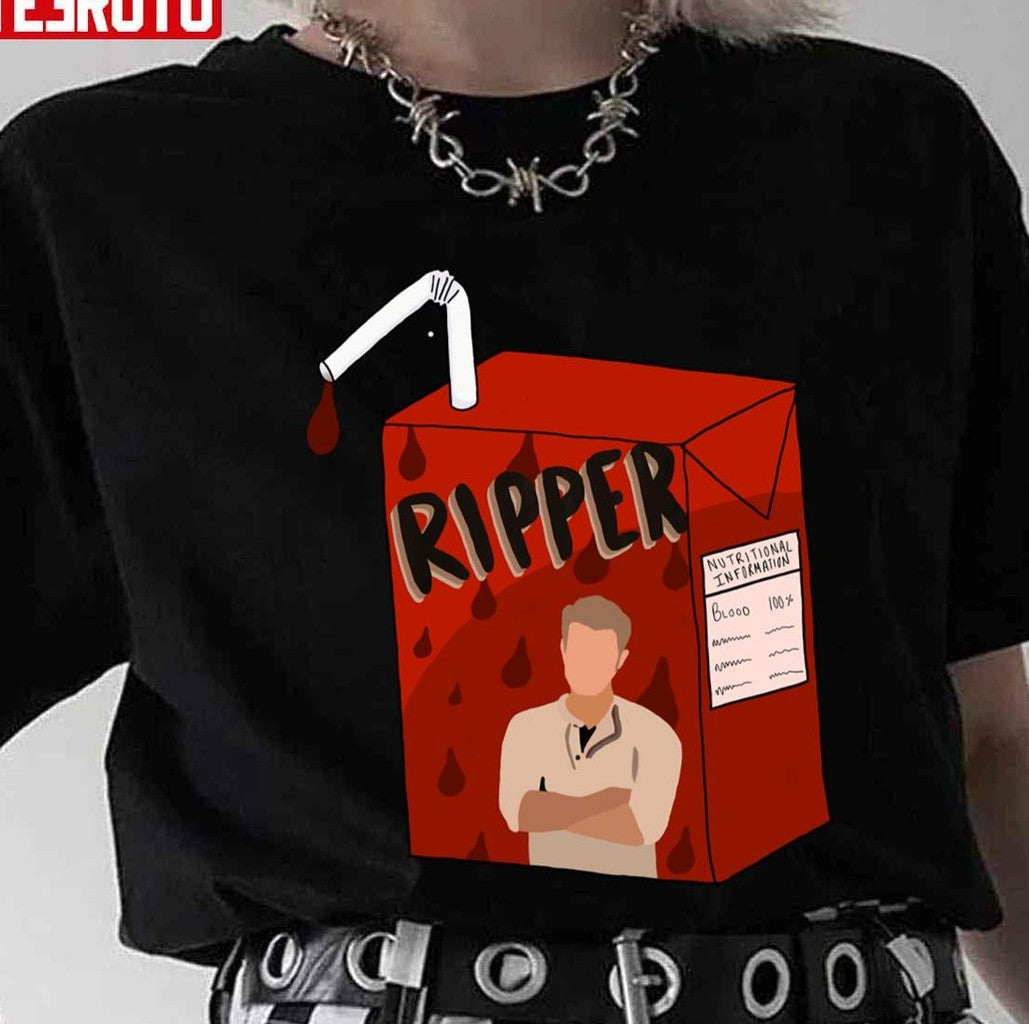 Ripper Stefan Salvatore Blood Box Tvd The Vampire Diaries Unisex T-shirt - T-Shirt, Sweatshirt, Hoodie
