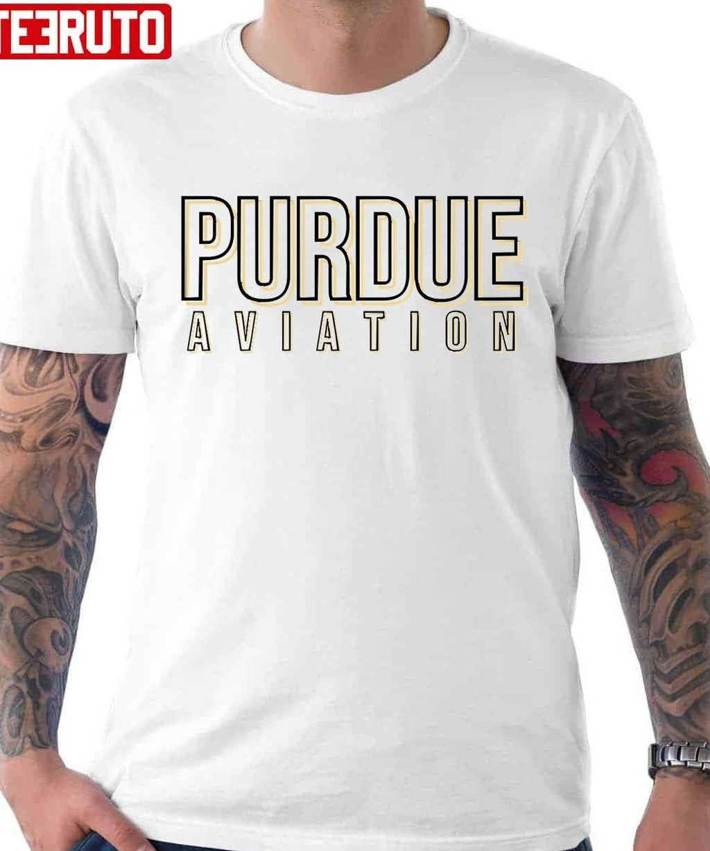Purdue University Aviation Unisex T-Shirt - T-Shirt, Sweatshirt, Hoodie