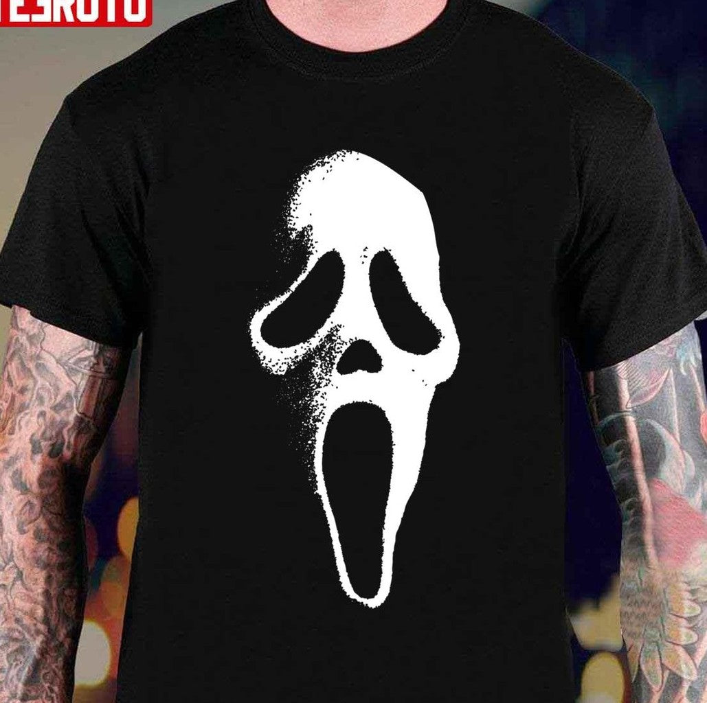 Scream Mask Halloween Unisex T-Shirt - T-Shirt, Sweatshirt, Hoodie