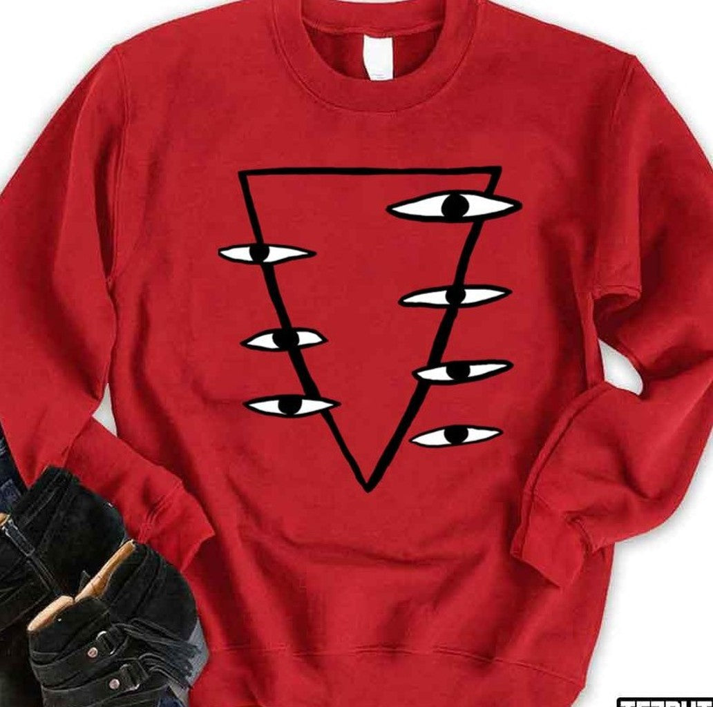 Monster Lilith Mask Anime Neon Genesis Evangelion Unisex Sweatshirt - T-Shirt, Sweatshirt, Hoodie