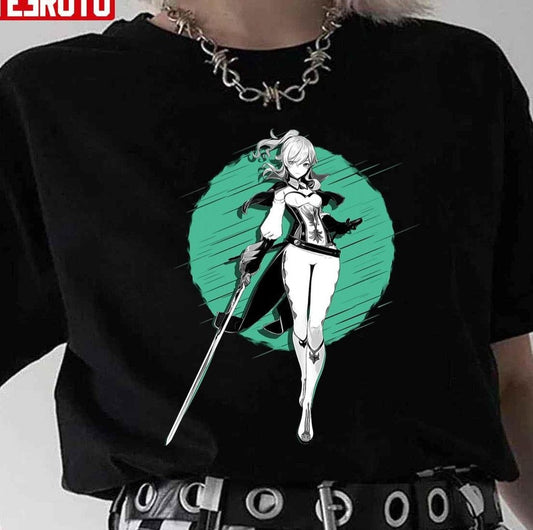Anemo Character Jean Genshin Impact Unisex T-Shirt - T-Shirt, Sweatshirt, Hoodie