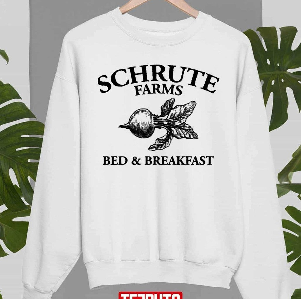 Schrute Farms Bed Breakfast Logo The Office Unisex T-Shirt - T-Shirt, Sweatshirt, Hoodie
