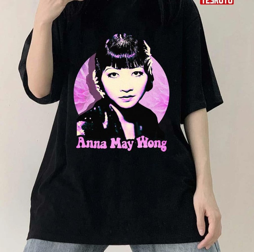 Retro Flower Anna May Wong Art Unisex T-shirt - T-Shirt, Sweatshirt, Hoodie