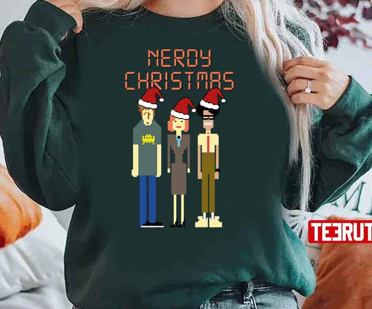Nerdy Christmas Unisex Sweatshirt - T-Shirt, Sweatshirt, Hoodie