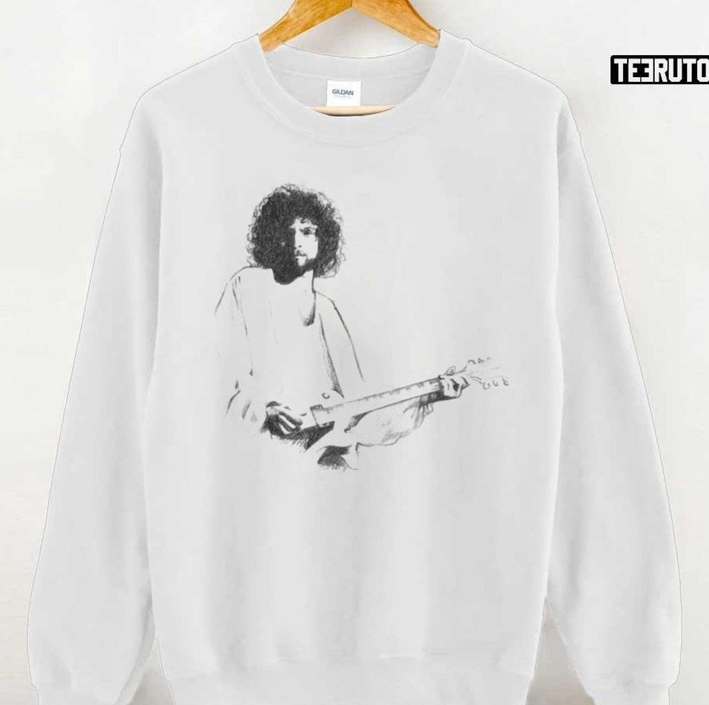 Playing Guitar Lindsey Buckingham Premium Unisex Sweatshirt - T-Shirt, Sweatshirt, Hoodie
