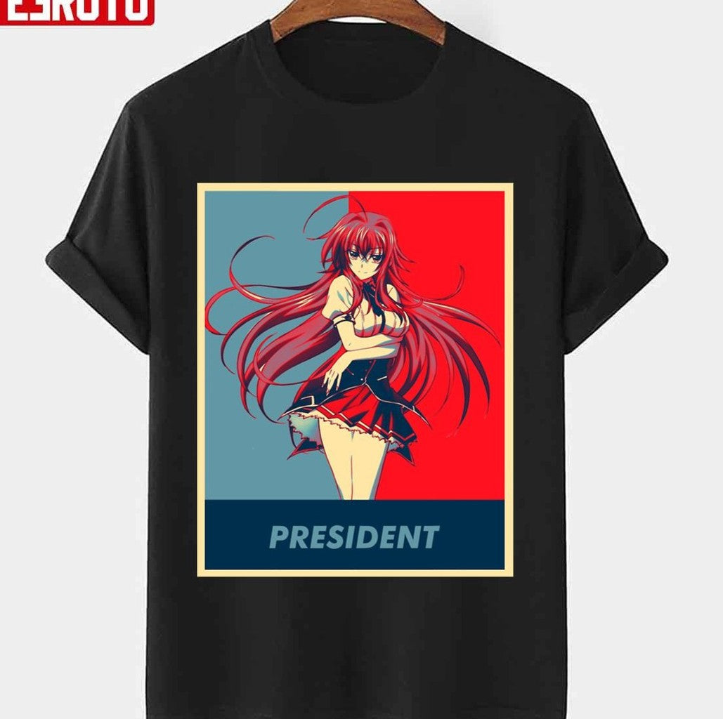 President Rias Gremory Classic Hope Art High School Dxd Unisex T-shirt - T-Shirt, Sweatshirt, Hoodie