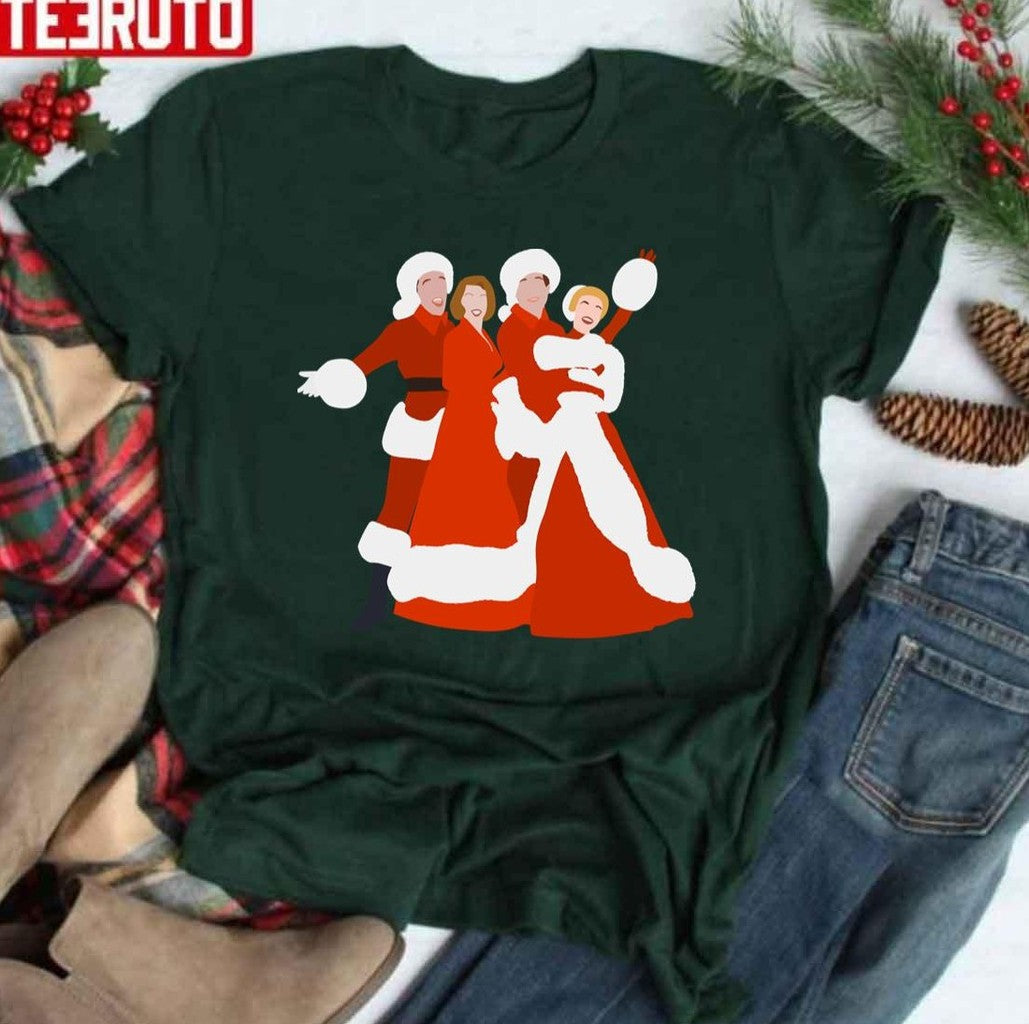 Movie White Christmas Minimalist Art Unisex T-shirt - T-Shirt, Sweatshirt, Hoodie