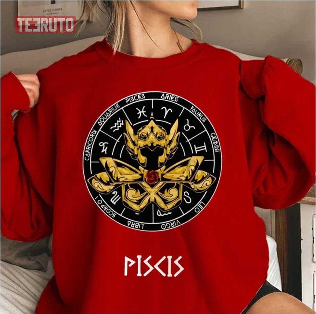 Piscis Design Saint Seiya Unisex Sweatshirt - T-Shirt, Sweatshirt, Hoodie