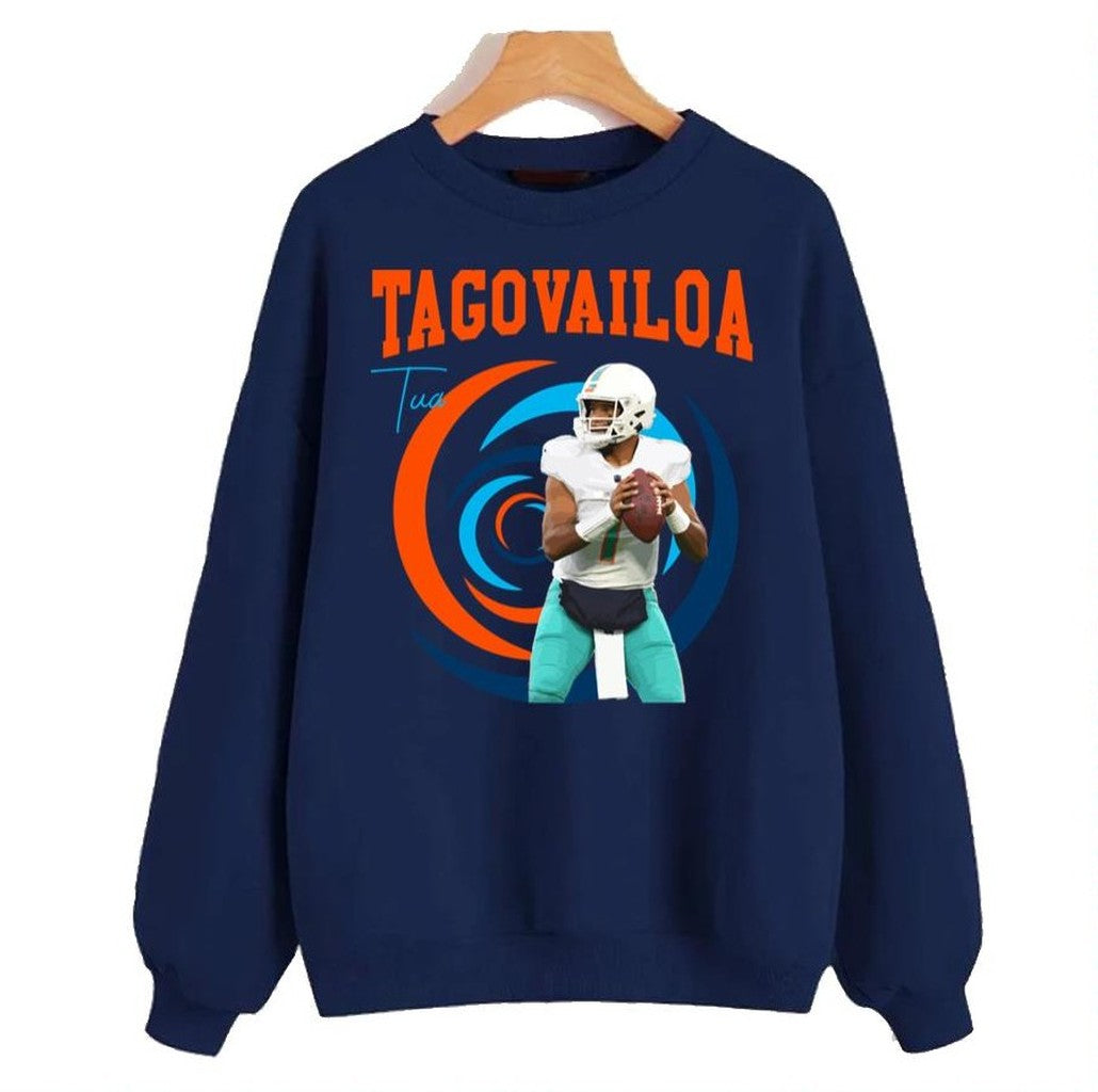 Quarterback Miami Dolphins Tua Tagovailoa Unisex Sweatshirt - T-Shirt, Sweatshirt, Hoodie