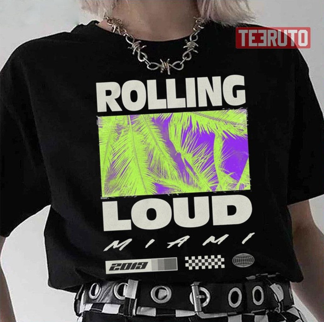Rolling Loud Coconut Tree Unisex T-Shirt - T-Shirt, Sweatshirt, Hoodie