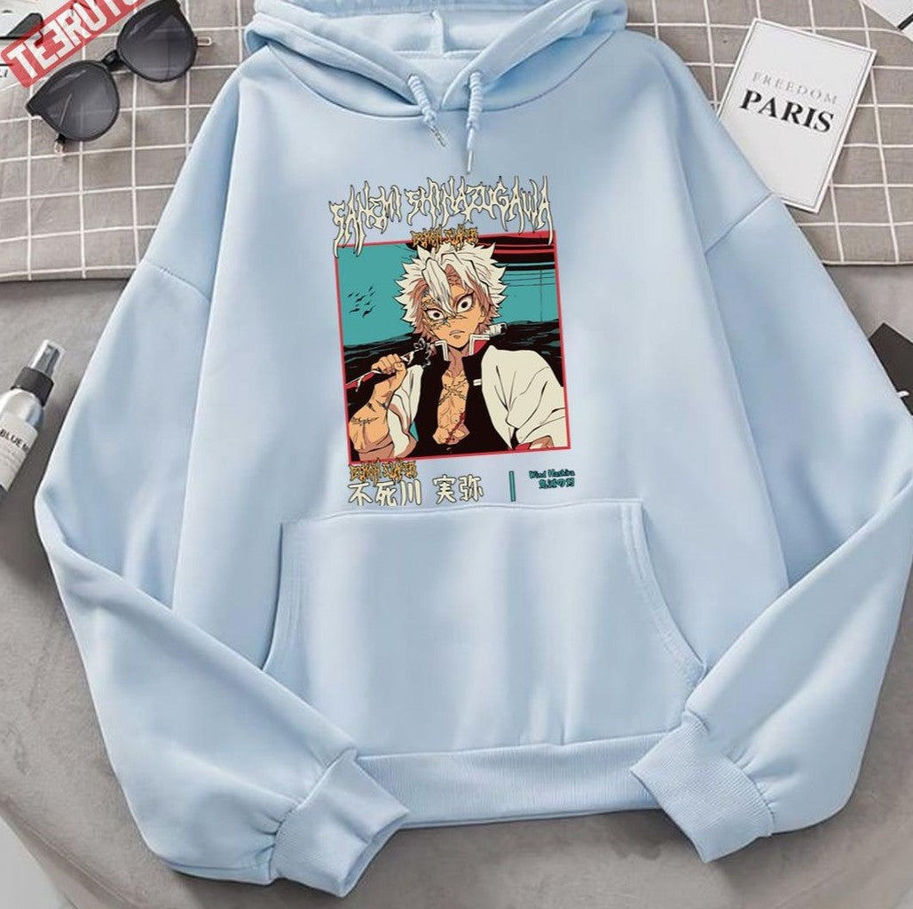Shinazugawa Sanemi Anime Unisex Hoodie - T-Shirt, Sweatshirt, Hoodie