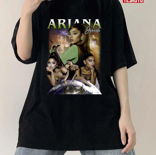 Ariana Grande Bootleg Raptee Vintage Style Unisex T-Shirt - T-Shirt, Sweatshirt, Hoodie