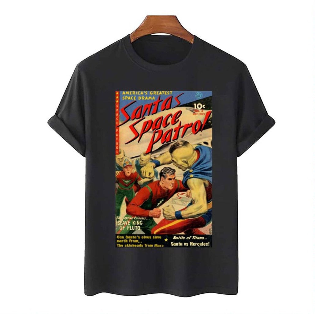 Santa Vs The Bikermen Of Pluto Unisex T-Shirt - T-Shirt, Sweatshirt, Hoodie
