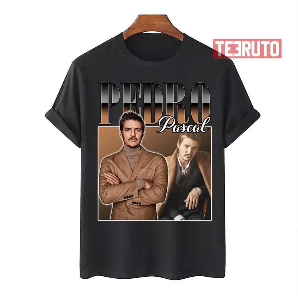 Pedro Pascal In Suits The Last Of Us Vintage 90's Bootleg Unisex T-Shirt - T-Shirt, Sweatshirt, Hoodie