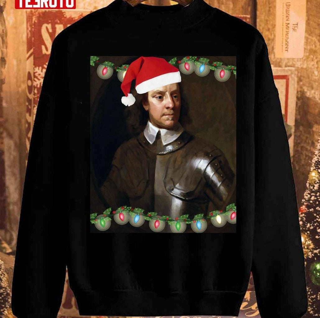 Oliver Cromwell Christmas Unisex Sweatshirt - T-Shirt, Sweatshirt, Hoodie