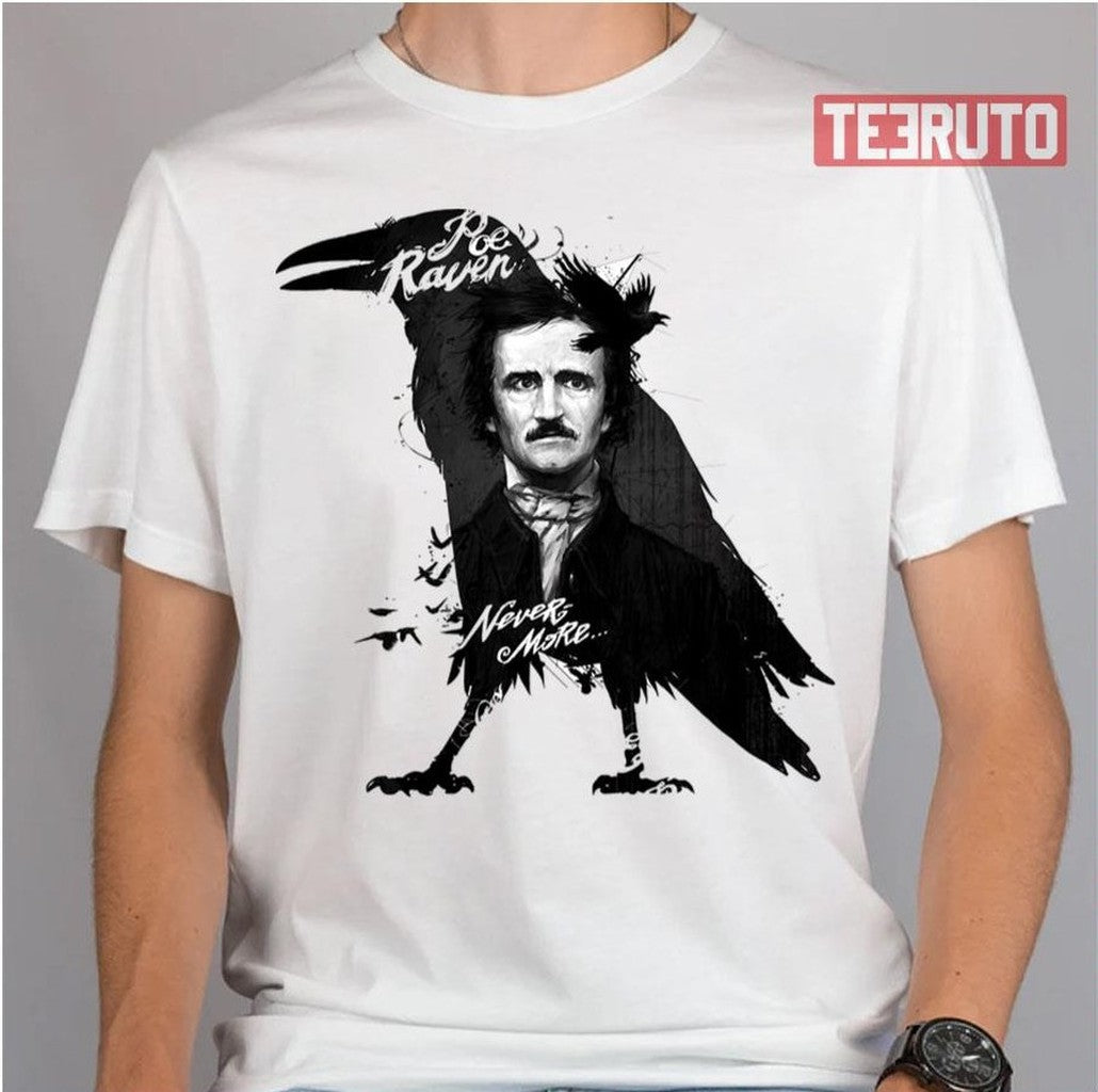 Poe's Raven Edgar Allan Poe Unisex T-Shirt - T-Shirt, Sweatshirt, Hoodie