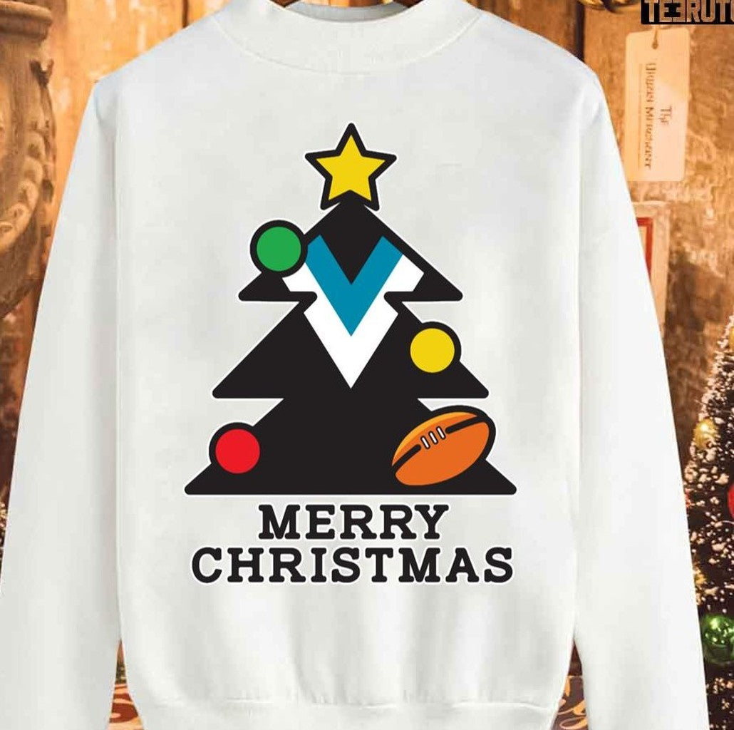 Port Adelaide Christmas Unisex Sweatshirt - T-Shirt, Sweatshirt, Hoodie