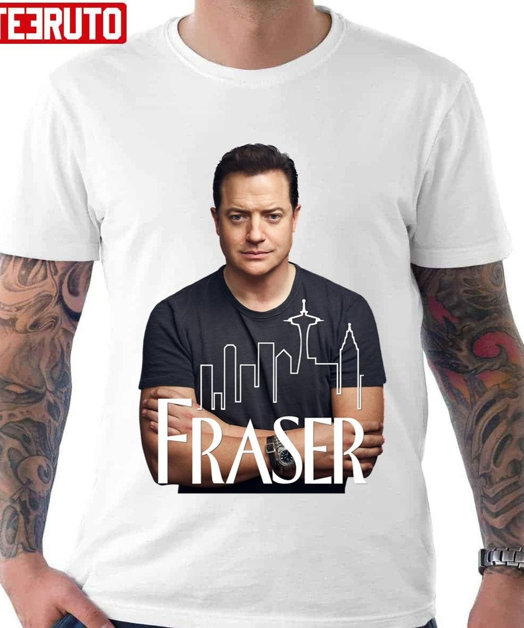 Portrait Of Brendan Fraser Unisex T-Shirt - T-Shirt, Sweatshirt, Hoodie