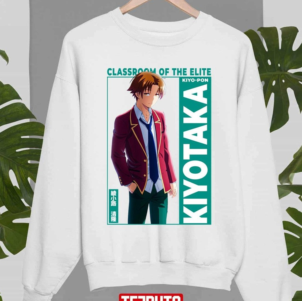 Anime Character Classroom Of The Elite You-Zitsu Series Kiyotaka Ayanokouji Fanart Unisex Sweatshirt - T-Shirt, Sweatshirt, Hoodie