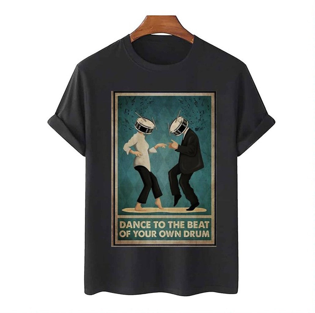 Pulp Fiction Dance To The Beat Drum Head Unisex T-Shirt - T-Shirt, Sweatshirt, Hoodie