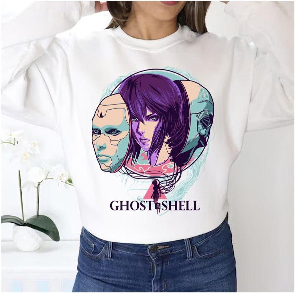 Motoko Ghost In The Shell Unisex Sweatshirt - T-Shirt, Sweatshirt, Hoodie