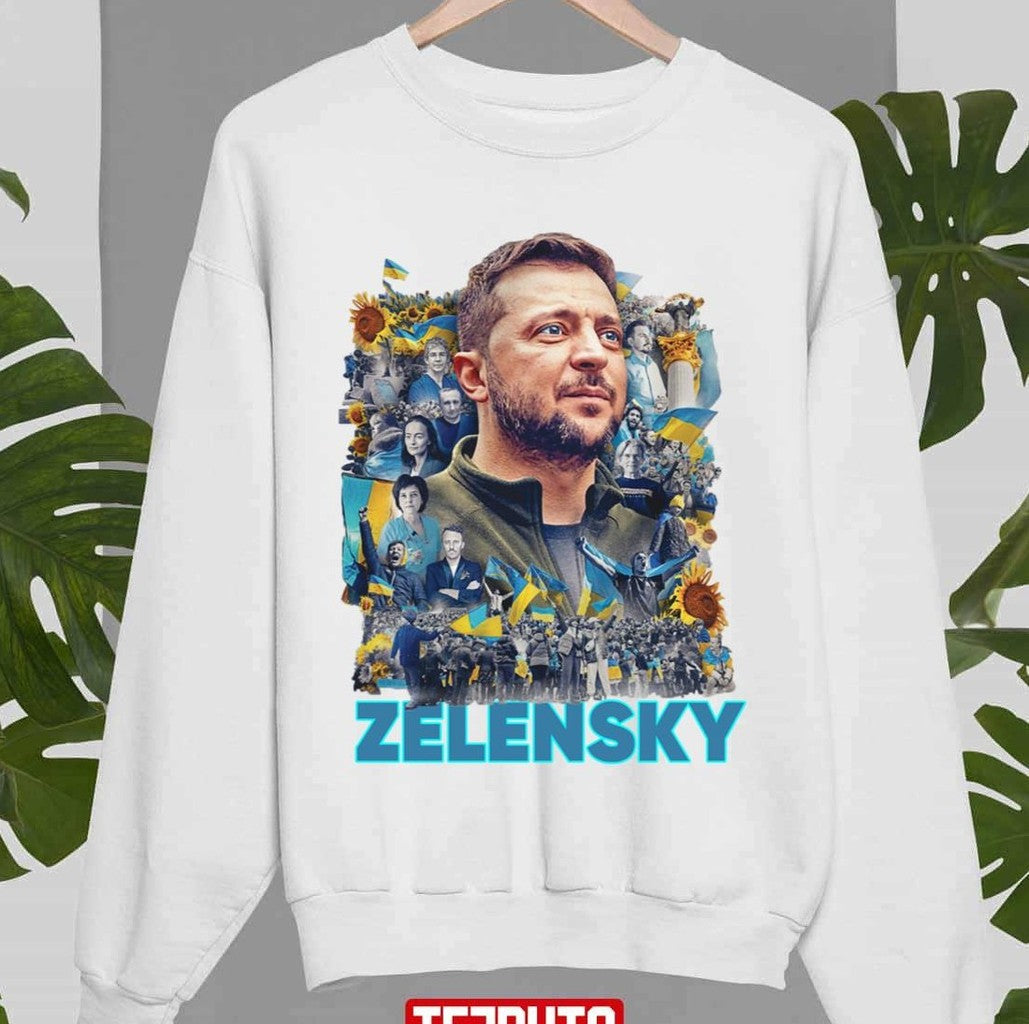 Person Of The Year Time 2022 Ukrainian President Zelensky Unisex Sweatshirt - T-Shirt, Sweatshirt, Hoodie