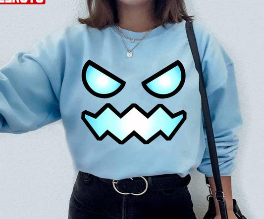 Angry Face Geometry Dash Unisex Sweatshirt - T-Shirt, Sweatshirt, Hoodie