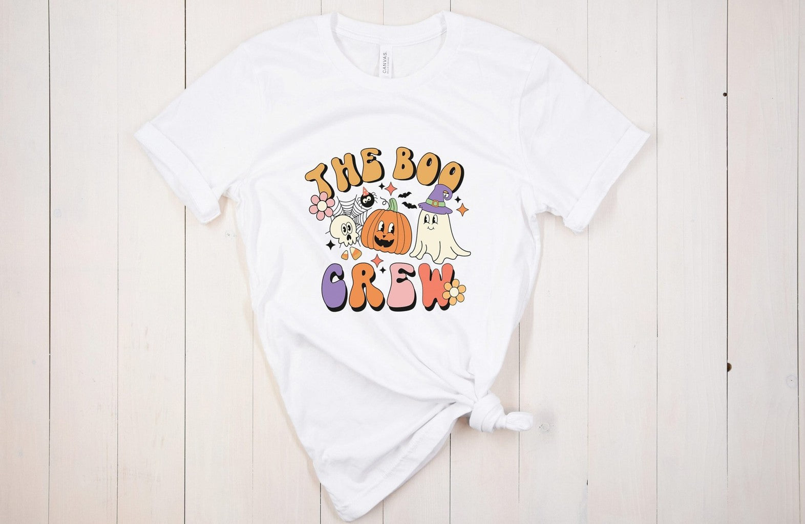Retro Halloween Comfort Colors The Boo Crew Shirt - T-Shirt, Sweatshirt, Hoodie