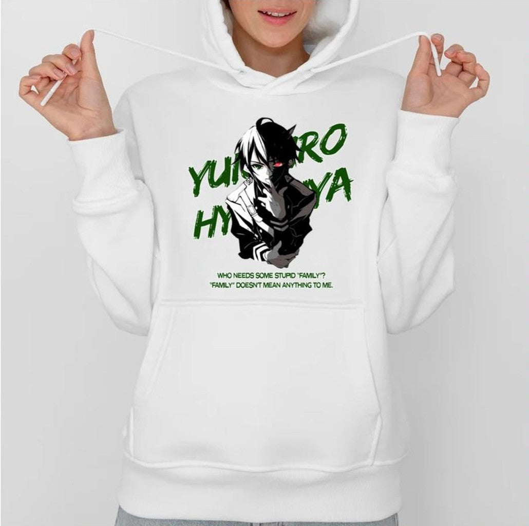 Seraph Of The Endowari No Seraph Yuichiro Hyakuya Anime Quotes Unisex Hoodie - T-Shirt, Sweatshirt, Hoodie