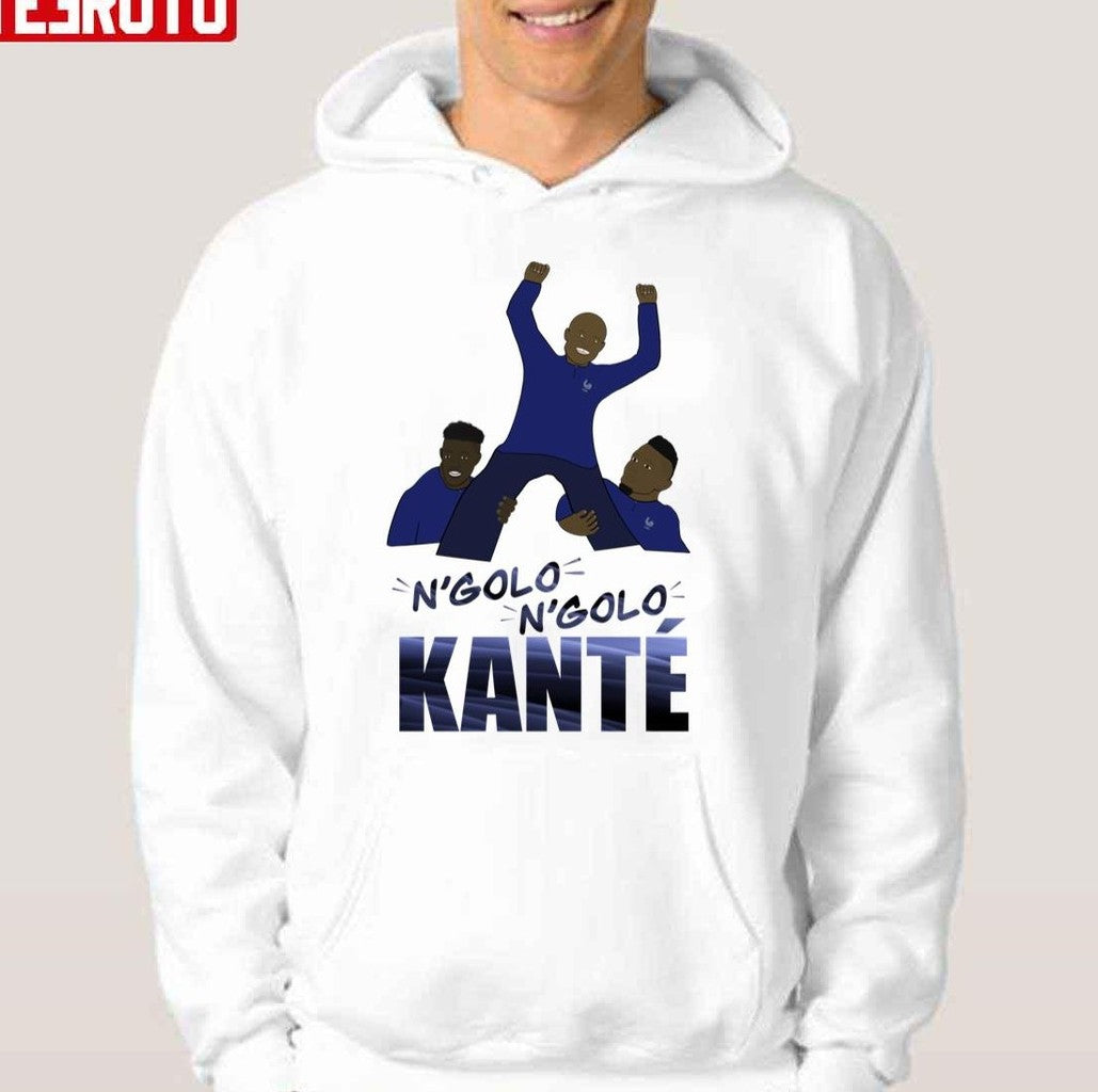 Ngolo Kante Celebration Funny Meme Unisex Hoodie - T-Shirt, Sweatshirt, Hoodie