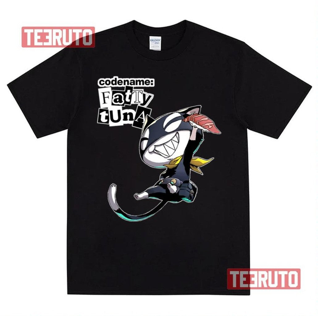 Morgana Codename Fatty Tuna Persona 5 Unisex T-Shirt - T-Shirt, Sweatshirt, Hoodie