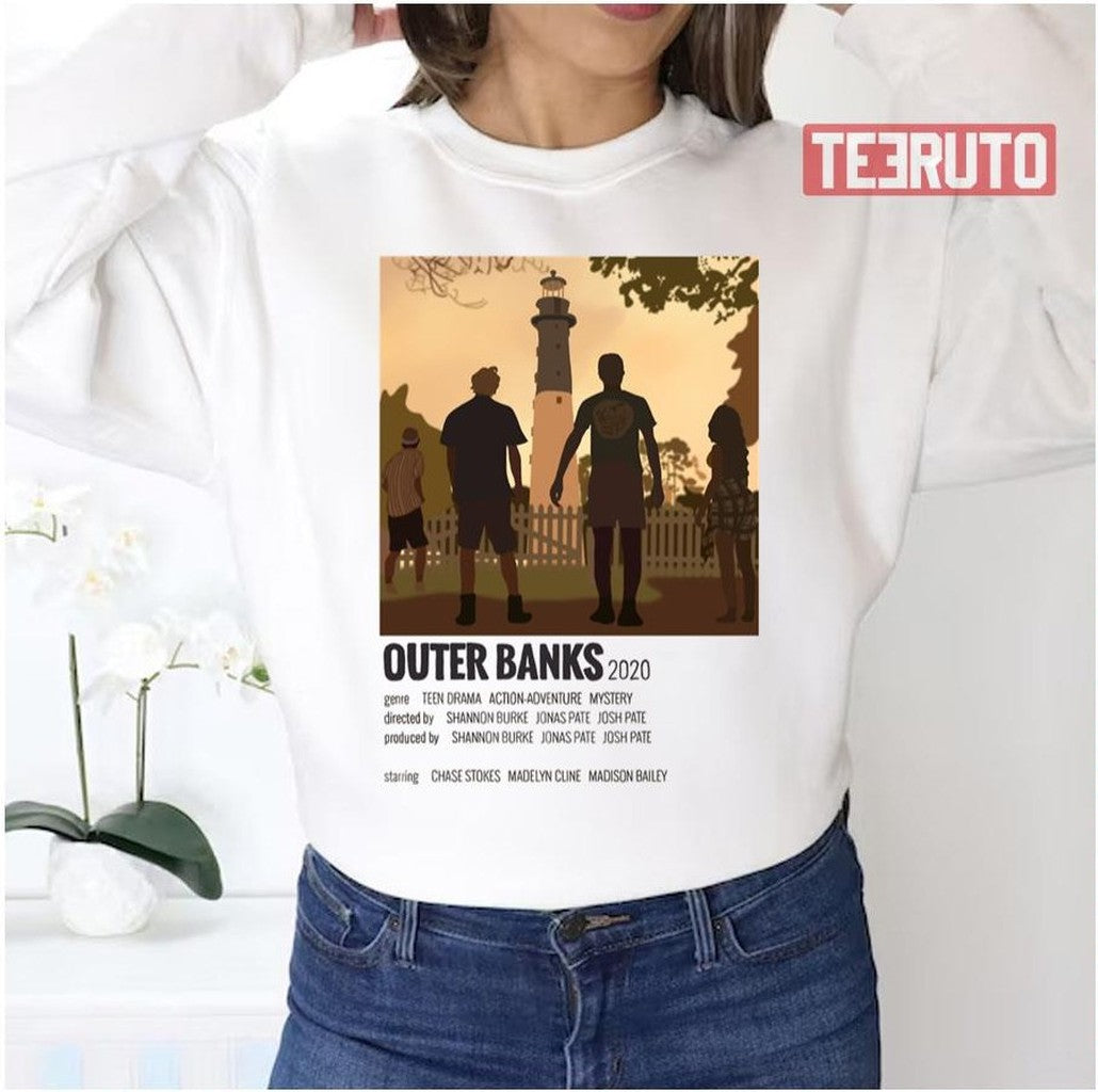 Obx Minimalist Outer Banks 2020 Unisex Sweatshirt - T-Shirt, Sweatshirt, Hoodie