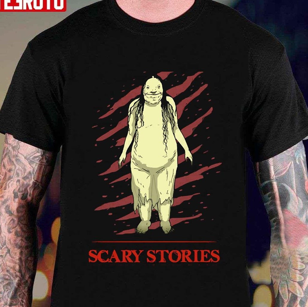 Scary Stories The Pale Lady Is Coming Retro Vintage Unisex T-shirt - T-Shirt, Sweatshirt, Hoodie