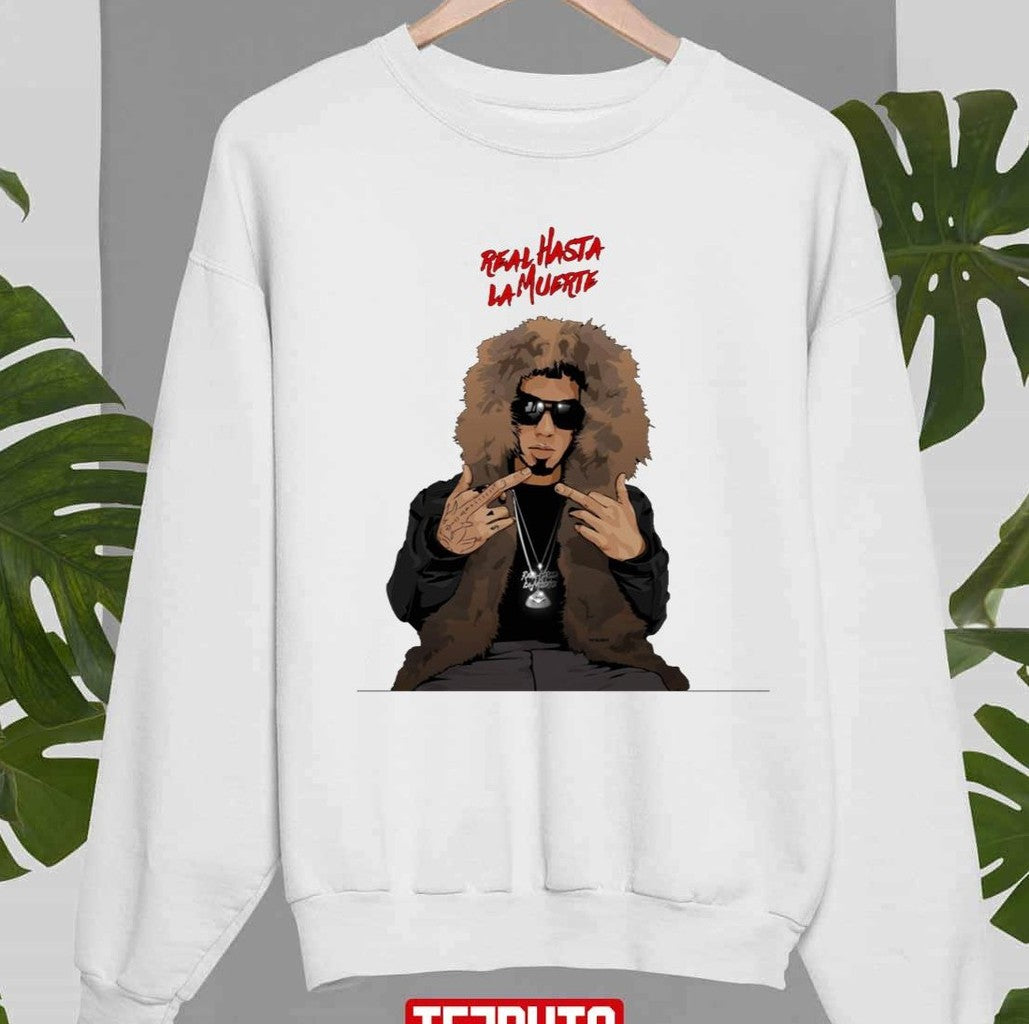 Real Hasta La Muerte Cartoon Art Anuel Aa Unisex Sweatshirt - T-Shirt, Sweatshirt, Hoodie