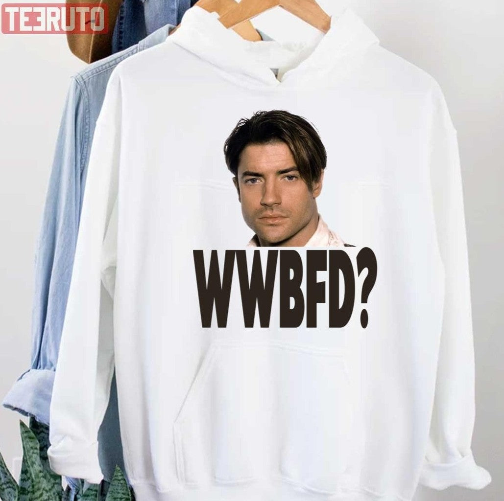 Portrait Brendan Fraser Wwbfd Unisex Hoodie - T-Shirt, Sweatshirt, Hoodie