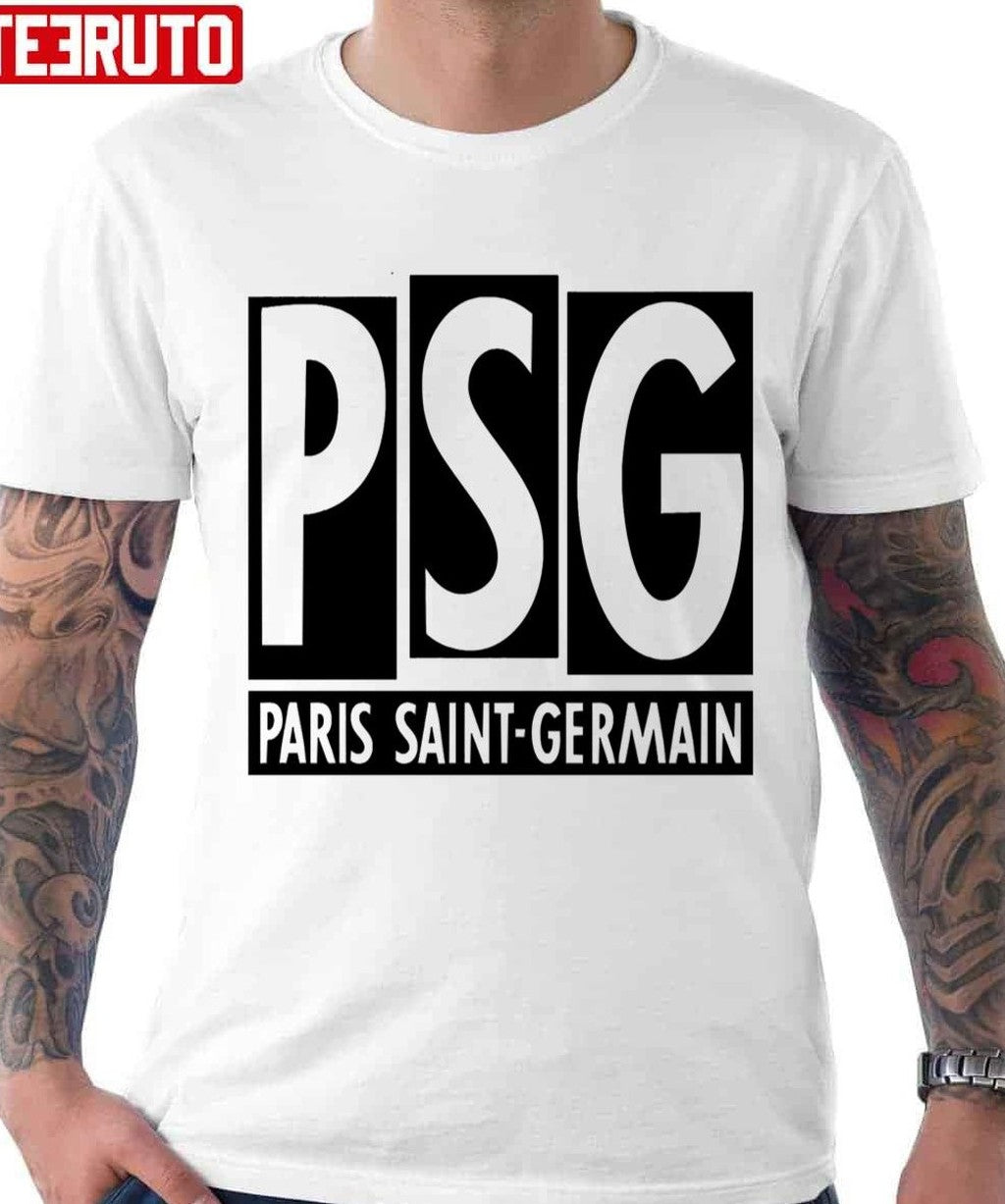 PSG Paris Saint German Logo Design Unisex T-shirt - T-Shirt, Sweatshirt, Hoodie
