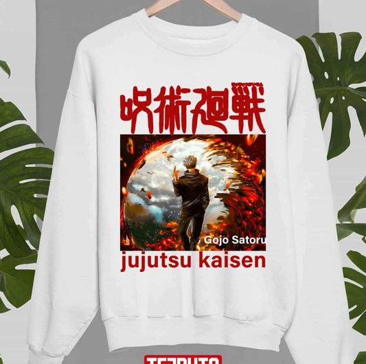 Arrogant And Confident Jujutsu Kaisen Gojo Satoru Gojo Sensei Unisex Sweatshirt - T-Shirt, Sweatshirt, Hoodie