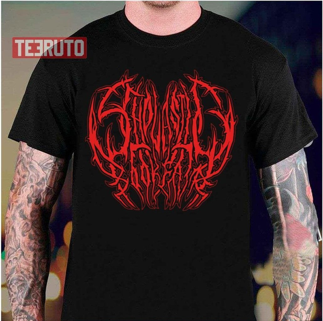 Scholastic Book Fair Scary Stories Red Death Metal Logo Unisex T-Shirt - T-Shirt, Sweatshirt, Hoodie